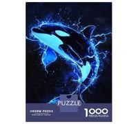 Rompecabezas para Adultos De 1000 Piezas Electric Orca Majesty Rompecabezas para Adultos Juguetes Antiestrés Regalos para Mujeres Cumpleaños Y Navidad 52x38cm/1000pcs