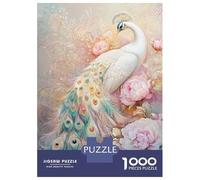 Rompecabezas para Adultos De 1000 Piezas Elegant Peacock Artistry Rompecabezas para Adultos Juego Práctico Corte De Precisión 70x50cm/1000pcs