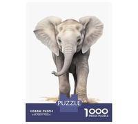 Rompecabezas para Adultos De 1000 Piezas Elephant Baby Art Cute Rompecabezas para Adultos Juegos Relajantes Análisis Y Lógica Regalos para Amigos Y Familiares 52x38cm/1000pcs