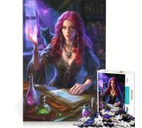 Rompecabezas para Adultos de 1000 Piezas: Elixires y encantamientos, Juego de ingenio, desafío exigente, Regalos para Amigos y Familiares 38x52cm