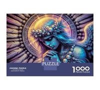 Rompecabezas para Adultos De 1000 Piezas Enchanted Angelic Artwork Rompecabezas Juego De Ingenio Regalos para Mujeres Cumpleaños Y Navidad 70x50cm/1000pcs