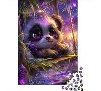 Rompecabezas para Adultos De 1000 Piezas Enchanted Panda Swing Rompecabezas para Adultos Juguete Decoración De Pared Difícil Regalos para Amigos Y Familiares 70x50cm/1000pcs