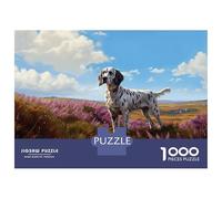 Rompecabezas para Adultos De 1000 Piezas English Setter on The Moor Rompecabezas para Adolescentes Juego Práctico Desafío Difícil Juego Desafiante Regalos 38x26cm/1000pcs