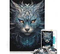 Rompecabezas para Adultos de 1000 Piezas Enigma Animal Pixels, Juego Interactivo, decoración para el hogar, cumpleaños y Navidad 50x75cm