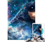 Rompecabezas para Adultos de 1000 Piezas Enigma Cósmico Juego práctico para Adultos decoración Perfecta cumpleaños y Navidad (tamaño 38x52cm)