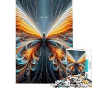 Rompecabezas para Adultos de 1000 Piezas Enigma Lepidoptera para Adultos Juego práctico Decoración del hogar cumpleaños (Tamaño 50x75cm)