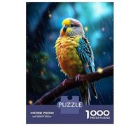 Rompecabezas para Adultos De 1000 Piezas Epic Rainy Budgie Bird Rompecabezas para Adolescentes Juego Familiar Carrera De Velocidad Manual Cumpleaños 38x26cm/1000pcs
