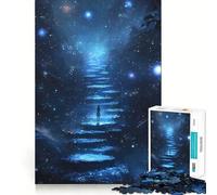 Rompecabezas para Adultos de 1000 Piezas Escalera Celestial a Las Estrellas Juguete de Juego de Ajuste preciso para desarrollar Habilidades cognitivas Ideal para Momentos de relajación y como Regalo