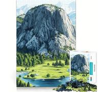 Rompecabezas para Adultos de 1000 Piezas, Escapada Tranquila a la montaña, Juego de Ajuste preciso, Juguete Inteligente para el Cerebro, Tiempo Libre, Regalo de cumpleaños para la Mente (50x75cm)