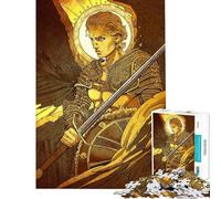 Rompecabezas para Adultos de 1000 Piezas Espada Dorada Rey Rompecabezas para Adultos Vacaciones en casa Matar el Tiempo Regalos de cumpleaños Navidad 50x75cm