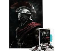 Rompecabezas para Adultos de 1000 Piezas Espartano prepárate para la Guerra Juego Educativo y desafiante Juguete práctico para armar Regalo de cumpleaños (tamaño 38x26cm)