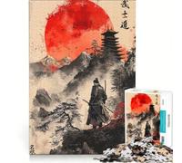 Rompecabezas para Adultos de 1000 Piezas, espíritu samurái Bushido, Juegos relajantes, decoración Perfecta, cumpleaños y Navidad, 38x26cm