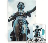 Rompecabezas para Adultos de 1000 Piezas, Estatua de la Dama de la Justicia, Juguetes para armar, desafiante para completar, colección de Artistas, Bellas Artes 50x75cm