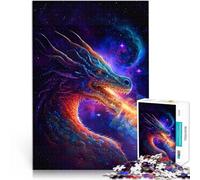 Rompecabezas para Adultos de 1000 Piezas Estética de la Galaxia del dragón Actividad Familiar Juguetes de decoración del hogar 52x38cm