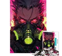 Rompecabezas para Adultos de 1000 Piezas Estilo Anime Monstruos Cyberpunk Juegos relajantes Juguetes educativos Regalo para cumpleaños Divertidos y con Humor (tamaño 50x75cm)
