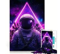 Rompecabezas para Adultos de 1000 Piezas,Estilo Astronauta,synthwave,articulaciones Suaves,Divertido Juego cognitivo,Juguete para Jugar casualmente,Regalo de cumpleaños para la Mente (38x26cm)