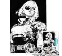 Rompecabezas para Adultos de 1000 Piezas Estilo Cyberpunk con temática de Fantasmas y francotiradores Un desafío para completar Decoración de Pared Juego Familiar Apto para Mayores de 14 años 50x75cm