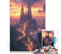Rompecabezas para Adultos de 1000 Piezas, Estilo Cyberpunk y Dark Academia, Juegos educativos, Actividades Familiares, Regalo de cumpleaños, Regalos de Viaje 38x26cm