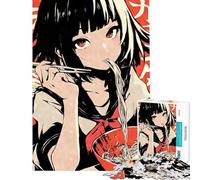 Rompecabezas para Adultos de 1000 Piezas Estilo Kawaii Anime Girl Ramen difícil y desafiante Ideal para aliviar el estrés y Decorar el hogar Juguetes adecuados para Mayores de 14 años (50x75cm)
