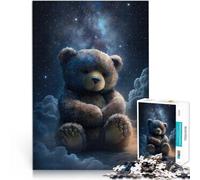 Rompecabezas para Adultos de 1000 Piezas Estilo Osito de Peluche 5 Desafío difícil para aliviar el estrés Ideas de Regalos 75x50cm