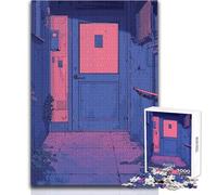 Rompecabezas para Adultos de 1000 Piezas, Estilo Retro, Color Rosa, Ideal para Relajarse y Disfrutar del Tiempo Libre, con Cortes precisos, tamaño 50x75cm