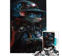 Rompecabezas para adultos de 1000 piezas estilo Steampunk con diseño de ratón mago Juego imposible que desafía la inteligencia Juguete adictivo Regalo ideal para cumpleaños y para disfrutar en familia