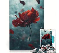 Rompecabezas para Adultos de 1000 Piezas Estilo Surrealista con diseño de pétalos del Infinito Juguete Educativo con patrón para armar Incluye póster a Juego y Hoja de Preguntas y respuestas 38x26cm