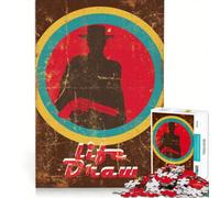 Rompecabezas para Adultos de 1000 Piezas Estilo Western Vintage Dibujo de Figuras humanas Juegos educativos Actividades Divertidas para Hacer en casa Cada Pieza es única 50x75cm