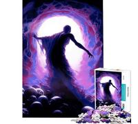 Rompecabezas para Adultos de 1000 Piezas Exilio a través de la luz para Juegos educativos Juguetes adictivos para Cultivar la Paciencia Regalos para Mujeres y Hombres Decoración de Pared (38x26cm)