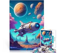 Rompecabezas para Adultos de 1000 Piezas Explorador de Planetas galácticos Juego Familiar para y Mejorar el Amor Entre Parejas 75x50cm