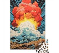 Rompecabezas para Adultos De 1000 Piezas Explosion Artwork Rompecabezas para Adultos Juegos Relajantes Decoración Perfecta Regalos para Reducir El Estrés 38x26cm/1000pcs