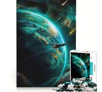 Rompecabezas para Adultos de 1000 Piezas Extraño Mundo Verde Juguete Educativo difícil y desafiante Que Mejora el Amor Entre Parejas 38x52cm