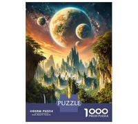 Rompecabezas para Adultos De 1000 Piezas Extraterrestrial Eden Rompecabezas para Adultos Juguetes Antiestrés Decoración Perfecta Cumpleaños Y Navidad 38x26cm/1000pcs