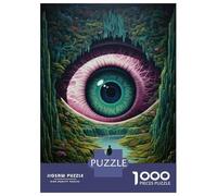 Rompecabezas para Adultos De 1000 Piezas Eye of The Forest A Surreal Journey Rompecabezas para Adultos Juego De Ingenio Decoración Perfecta Cumpleaños Y Navidad 70x50cm/1000pcs