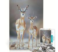 Rompecabezas para Adultos de 1000 Piezas, Familia de Animales, Juego práctico, Pero Divertido y con Humor, Colección de Artistas, Bellas Artes 38x52cm