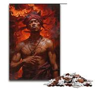 Rompecabezas para Adultos de 1000 Piezas, fantasía épica, Mago de Fuego Rojo, Rompecabezas Imposible, Juego Familiar, antiestrés, desafío difícil, 1000 Piezas