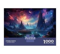 Rompecabezas para Adultos De 1000 Piezas Fantasy Alien Landscape -2 Rompecabezas para Adolescentes Juegos Relajantes Pero Divertidos Y Humorísticos Desafiantes De Completar 70x50cm/1000pcs