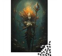 Rompecabezas para Adultos De 1000 Piezas Fantasy Artwork Goddess of Fire Rompecabezas Práctico Juego Regalo De Cumpleaños Cumpleaños Y Navidad 52x38cm/1000pcs