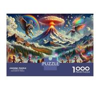 Rompecabezas para Adultos De 1000 Piezas Fantasy Artwork with Animals and Nature Rompecabezas para Adultos Juego De Ingenio Decoración del Hogar Cumpleaños 52x38cm/1000pcs