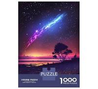 Rompecabezas para Adultos De 1000 Piezas Fantasy Comet Landscape Rompecabezas para Adultos Juego Familiar Vacaciones En Casa Matar El Tiempo Gran Regalo para Jugar 38x26cm/1000pcs