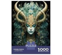 Rompecabezas para Adultos De 1000 Piezas Fantasy Demon Queen Art Print Rompecabezas para Adolescentes Juguetes De Bricolaje Corte De Precisión Difícil Y Desafiante 52x38cm/1000pcs