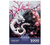 Rompecabezas para Adultos De 1000 Piezas Fantasy Dragon Beast Rompecabezas para Adultos Juego De Ingenio Regalos para Mujeres 70x50cm/1000pcs
