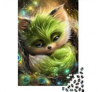 Rompecabezas para Adultos De 1000 Piezas Fantasy Fox Art Print-7 Rompecabezas para Adultos Juego De Ingenio Ensamblaje De Patrones Juego Desafiante Regalos 70x50cm/1000pcs