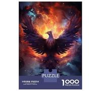 Rompecabezas para Adultos De 1000 Piezas Fantasy Phoenix Art Print-2 Rompecabezas para Adultos Juegos Relajantes Difícil Gran Regalo para Jugar 52x38cm/1000pcs