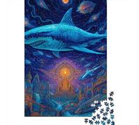 Rompecabezas para Adultos De 1000 Piezas Fantasy Underwater Cityscape Rompecabezas Juego De Ingenio Regalos para Mujeres Cumpleaños Y Navidad 38x26cm/1000pcs