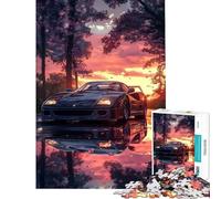 Rompecabezas para Adultos de 1000 Piezas Ferrari F Sunset Drive Ayuda a ejercitar el Cerebro Regalos para Mujeres Juguetes antiestrés para Mayores de 14 años Juego de Rompecabezas Incluido (50x75cm)
