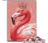 Rompecabezas para Adultos de 1000 Piezas: Flamingo Queen Un Juego desafiante y Familiar con Piezas aleatorias Que se entrelazan por Completo 50x75cm