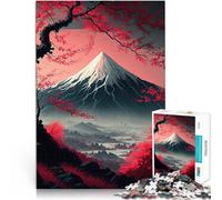 Rompecabezas para Adultos de 1000 Piezas Flor de Cerezo en Japón Entrena tu Cerebro y Tus Manos Adecuado para decoración de Escritorio. 38x26cm