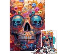 Rompecabezas para Adultos de 1000 Piezas Flores efímeras de la mortalidad Rompecabezas para Adolescentes con Patrones de Montaje difíciles y desafiantes Juego Divertido para Toda la Familia 50x75cm