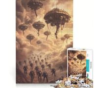 Rompecabezas para Adultos de 1000 Piezas: Flota de acorazados de invasión, Juguete Educativo, Montaje de Patrones, colección de Artistas, Bellas Artes 38x52cm